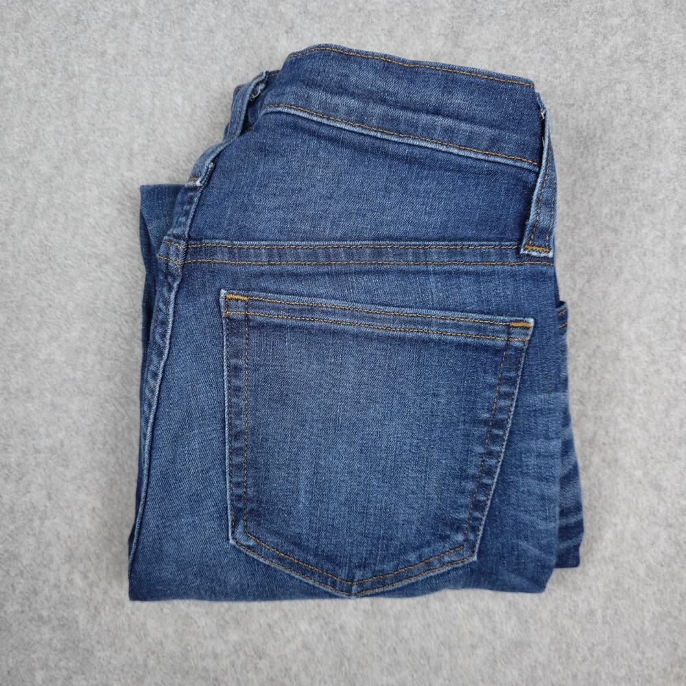 J.Crew Womens 26 Billie Demi Boot Crop Jeans Raw Hem 26x26